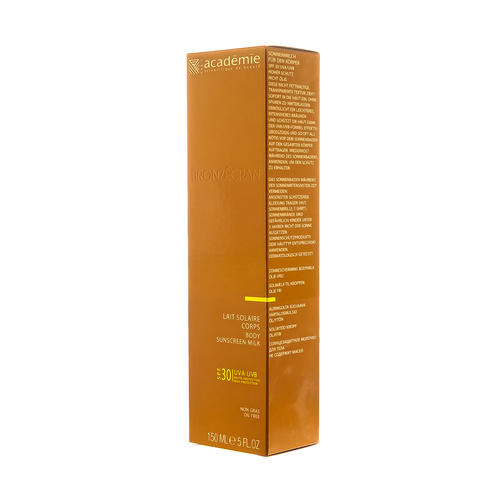 Академи Солнцезащитное молочко для тела SPF 30 'Body Sunscreen Milk SPF 30' 150 мл (Academie, Bronzecran) — изображение 3