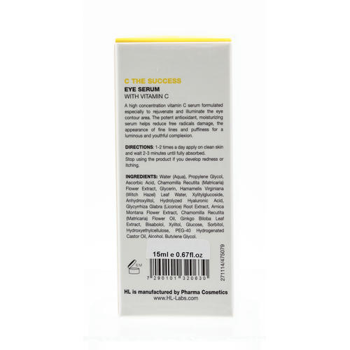 Холи Лэнд Сыворотка C THE SUCCESS EYE SERUM, 15 мл (Holyland Laboratories, C the Success) — изображение 4