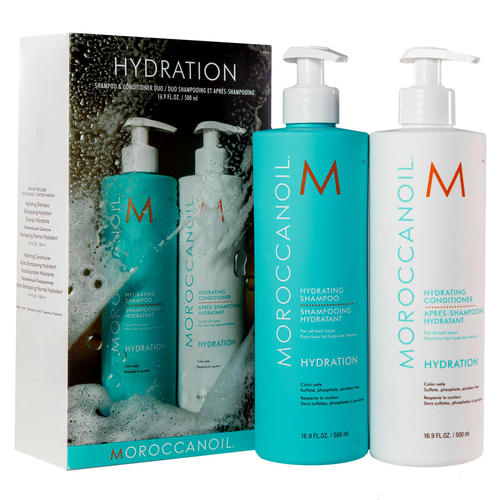 Мороканойл Набор Duo «Увлажнение»: шампунь 500 мл + кондиционер 500 мл (Moroccanoil, Hydration) — изображение 2