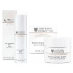 Янсен Косметикс Набор "Осветляющий": ночной крем 50 мл + сыворотка 30 мл (Janssen Cosmetics, Fair Skin)