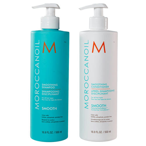 Мороканойл Набор Duo «Разглаживание»: шампунь 500 мл + кондиционер 500 мл (Moroccanoil, Smooth) — изображение 3