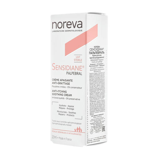 Норева Смягчающий крем для век Palpebral, 20 мл (Noreva, Sensidiane) — изображение 3