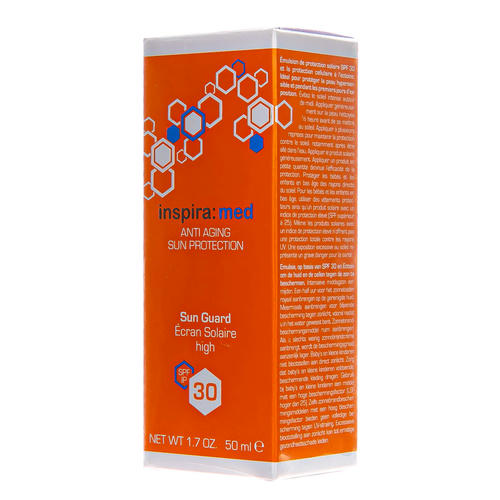 Инспира Косметикс Солнцезащитная эмульсия Sun Guard SPF 30, 50 мл (Inspira Cosmetics, Sun Line) — изображение 3