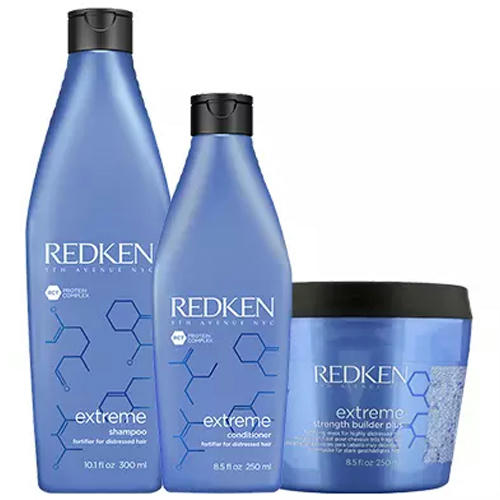 Редкен Набор: шампунь 300 мл + кондиционер 250 мл + маска 250 мл (Redken, Уход за волосами)