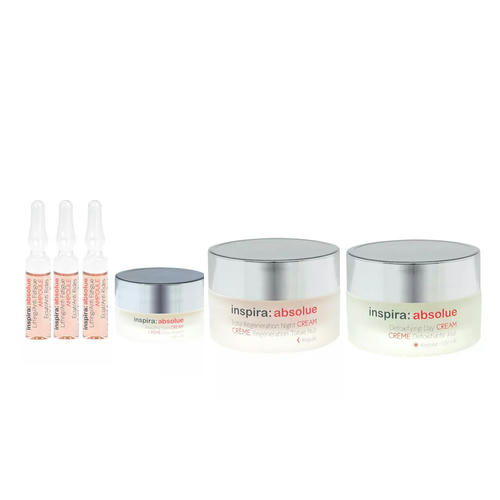 Инспира Косметикс Набор "Легкий комплексный уход", 4 продукта (Inspira Cosmetics, Inspira Absolue)