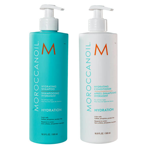 Мороканойл Набор Duo «Увлажнение»: шампунь 500 мл + кондиционер 500 мл (Moroccanoil, Hydration) — изображение 3