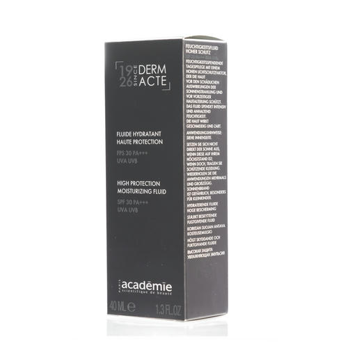 Академи Увлажняющая защитная эмульсия SPF 30+ Fluide Hydratanet Haute Protection, 40 мл (Academie, Derm Acte) — изображение 2