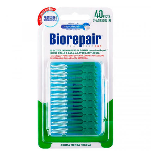 Биорепейр Одноразовые мягкие ершики стандартные 40 шт (Biorepair, Уход за зубами) — изображение 2