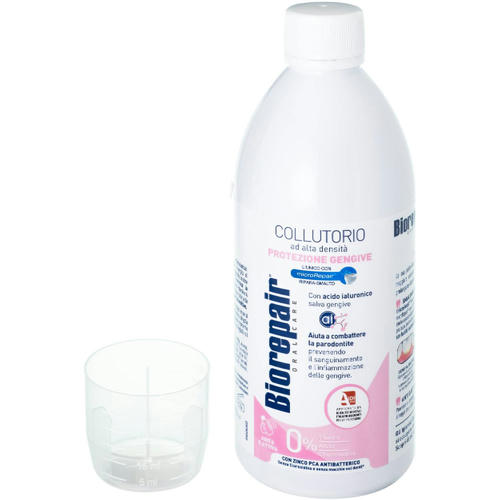 Биорепейр Антибактериальный ополаскиватель для полости рта Delicate Gums Mouthwash 500 мл (Biorepair, Уход за зубами) — изображение 2