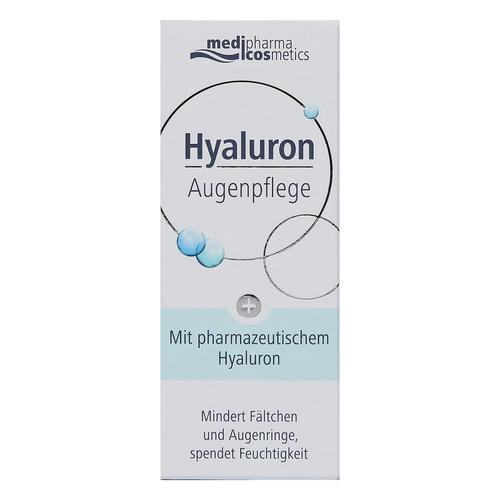 Медифарма Косметикс Крем для кожи вокруг глаз 15 мл (Medipharma Cosmetics, Hyaluron) — изображение 3