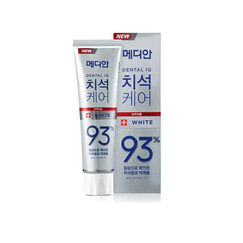 Median Toothpaste White (Белая) Зубная паста для бережного отбеливания, удаления налета и оздоровления зубов со вкусом мяты