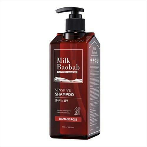 Milk Baobab Sdr Шампунь для волос бессульфатный и бессиликоновый с экстрактом розы MilkBaobab Sensitive Shampoo Damask Rose