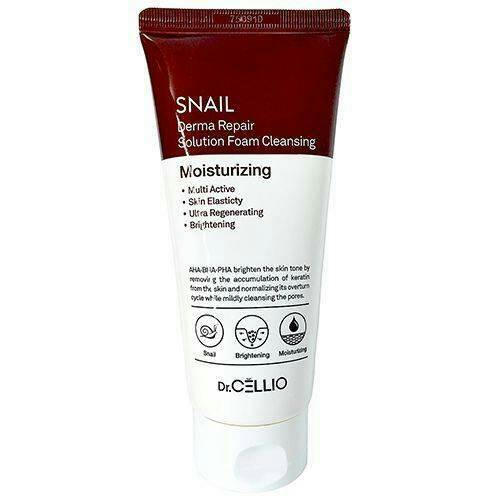 Dr.Cellio Foam Пенка для лица с муцином улитки Dr.Cellio Snail Derma Repair Solution Foam Cleansing