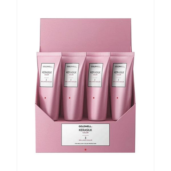 Goldwell Kerasilk Color Brilliance - Запечатывающая сыворотка для блеска волос 12х22 мл