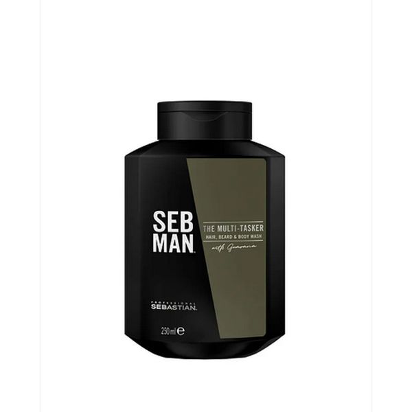 SEB MAN THE MULTITASKER - Шампунь для ухода за волосами, бородой и телом 3 в 1 250 мл