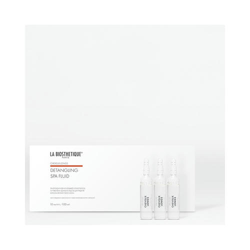La biosthetique Cheveux Longs Detangling Spa Fluid - Активный концентрат в ампулах для восстановления структуры волос и придания бриллиантового блеска 10 х 10 мл