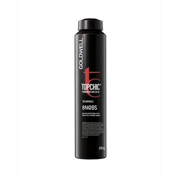 Goldwell Topchic - Краска для волос 8N@BS светлый блонд с бежево-серебристым сиянием (бежевая патина) 250 мл