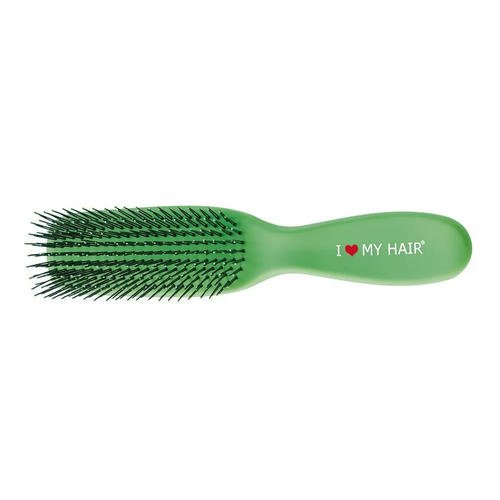 Парикмахерская щетка I LOVE MY HAIR "Spider Soft" 5 0409-1503S-101503 зеленая матовая S — изображение 2
