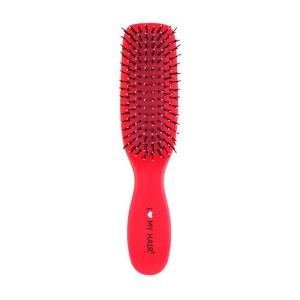 Парикмахерская щетка I LOVE MY HAIR "Spider Soft" 0409-1503S-081503 красная матовая S
