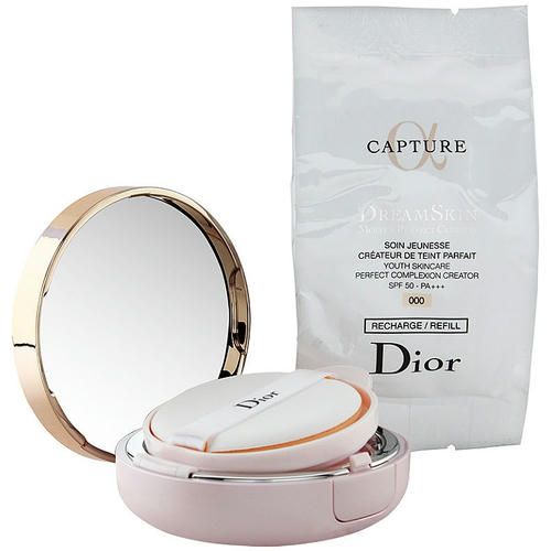 Dior Capture Dreamskin Moist & Perfect Cushion SPF 50 PA+++ with Refill Тональный кушон