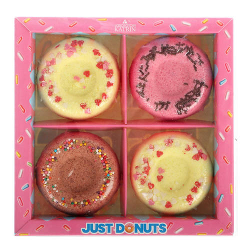 Набор шипучей соли "Just donats", к/к, 4х60 г — изображение 2
