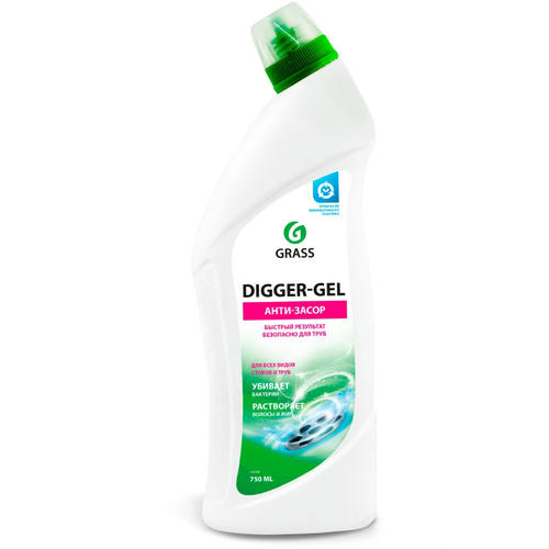 Гель для чистки труб 750 мл GRASS "Digger-Gel"