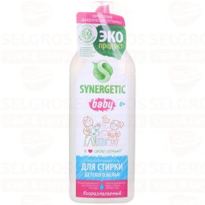 Средство для стирки SYNERGETIC для детского белья, 1л