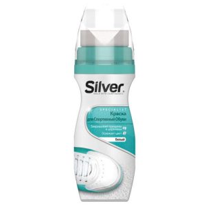 Краска SILVER для спортивной обуви, белая, 75мл