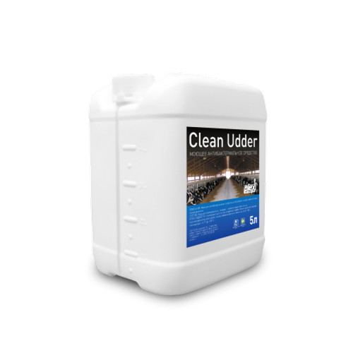 UDDER CLEAN Дезсредство для вымени коров до доения с хлоргексидином, 5 л
