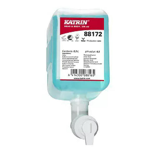 Katrin Head&Body Shower Gel Шампунь-гель для душа в картридже, 500 ml