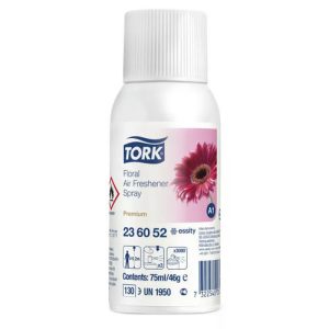 Tork аэрозольный освежитель воздуха, цветочный аромат, 75 мл, 12шт.*упак