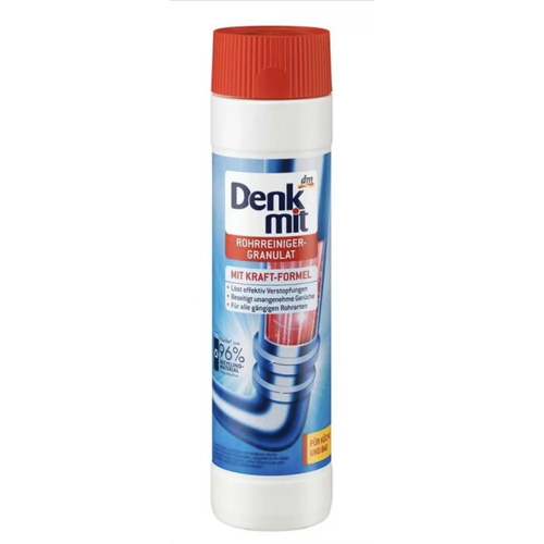 Гранулы для очистки сливных стоков Denkmit 600 г