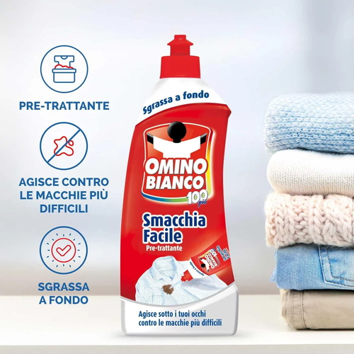 Пятновыводитель Omino Bianco Smacchia Facile, 500 мл