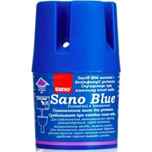 Гигиеническое мыло для сливных бачков Sano Blue Морской, 150 г