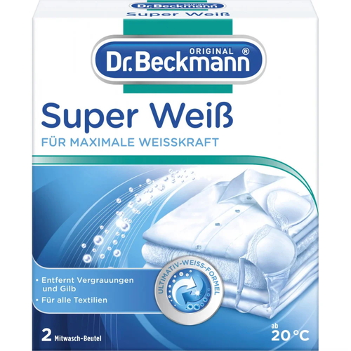 Отбеливатель для белья в пакетах Dr.Beckmann Super Weis 2 шт