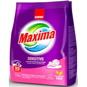 Стиральный порошок Sano Sensitive 1,25 кг, 35 стирок