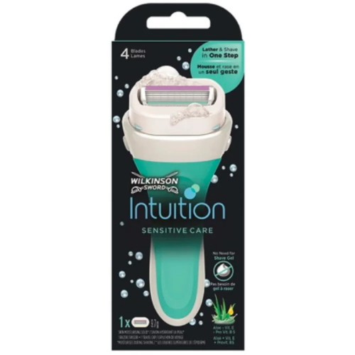 Бритва Wilkinson Sword Intuition Sensitive Care, станок + 1 сменный картридж