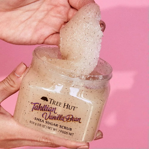 Скраб для тела с ароматом ванили Tree Hut Tahitian Vanilla Bean, 510 гр — изображение 3