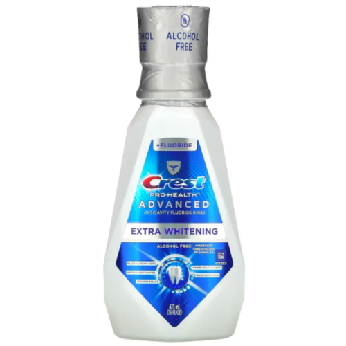 Экстра отбеливающая жидкость для полоскания рта Crest, Pro Health Advanced, с фтором, без спирта, 473 мл