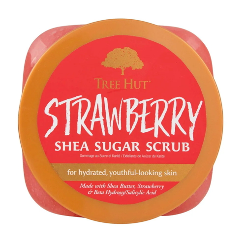 Скраб для тела с ароматом клубники Tree Hut Strawberry, 510 гр — изображение 2