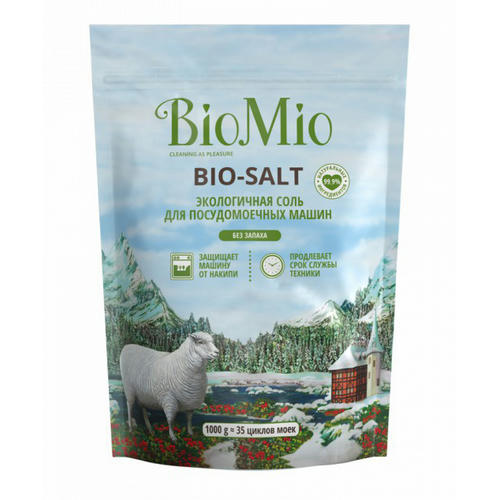 Соль для посудомоечных машин BioMio Bio-Salt 1 кг 1 шт