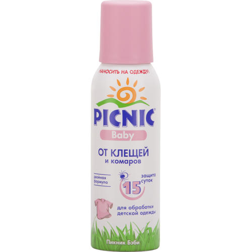 Аэрозоль Picnic Baby от клещей и комаров 1 шт