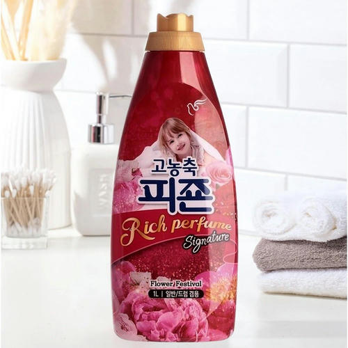 PIGEON Концентрированный кондиционер для белья / Rich Perfume Signature Flower Festival, 1000 мл — изображение 2