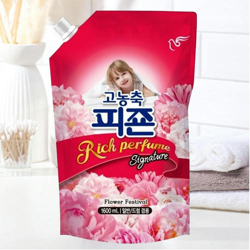 PIGEON Концентрированный кондиционер для белья / Rich Perfume Signature Flower Festival, 1600 мл — изображение 2
