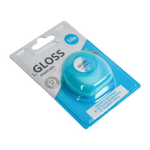 Зубная нить SnowGloss Mint Fresh, 50м — изображение 2