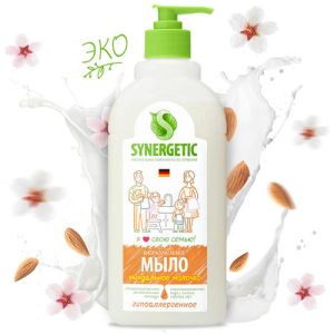 Synergetic Жидкое Мыло Миндальное Молочко aлакон 0,5л (дозатор)