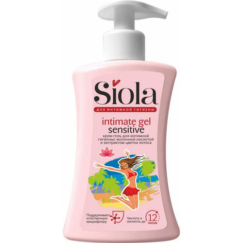 Средство для интимной гигиены Siola, экстракт лотоса и молочная кислота, 280мл