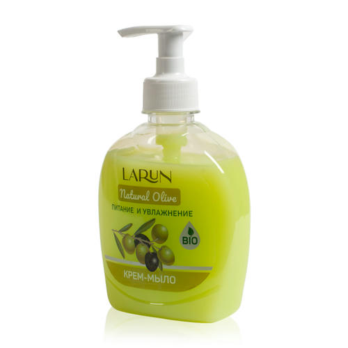 Крем-мыло Larun Natural Olive Питание и увлажнение, 300мл — изображение 2