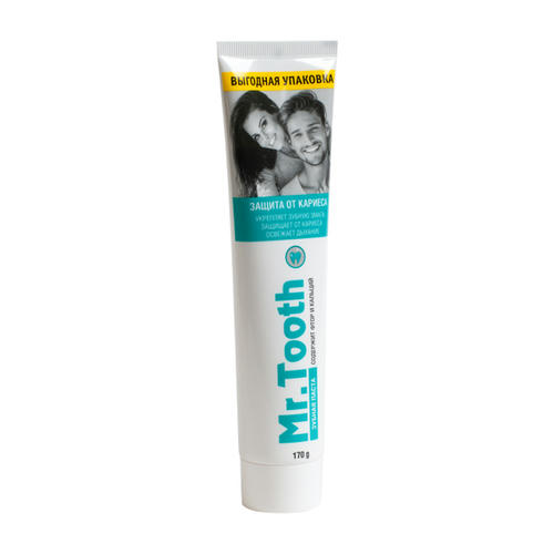 Зубная паста Mr.Tooth Защита от кариеса, 170г — изображение 2