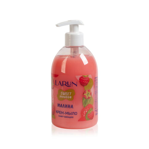 Крем-мыло Larun Sweet Mousse Малина, 500 мл — изображение 2
